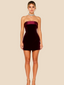 Veronica | Women’s Fold-Over Ultra Mini Dress with Stretch Fit