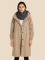 Zyra | Women’s Elegant Button-Up Trench Coat with Relaxed Fit