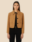 Grace | Women’s Suede Jacket with Tailored Fit an Button Closure
