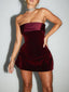 Veronica | Women’s Fold-Over Ultra Mini Dress with Stretch Fit