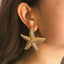 Sylvie | Starfish Drop Earrings Gold Coastal Inspired