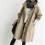 Zyra | Women’s Elegant Button-Up Trench Coat with Relaxed Fit