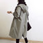 Zyra | Women’s Elegant Button-Up Trench Coat with Relaxed Fit