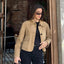 Grace | Women’s Suede Jacket with Tailored Fit an Button Closure