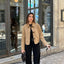 Grace | Women’s Suede Jacket with Tailored Fit an Button Closure