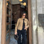 Grace | Women’s Suede Jacket with Tailored Fit an Button Closure