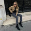 Grace | Women’s Suede Jacket with Tailored Fit an Button Closure