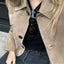 Grace | Women’s Suede Jacket with Tailored Fit an Button Closure