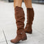 Beatrice | Women’s Knee-High Leather Boots with Cushioned Insole
