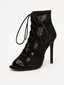 Amara | Lace-Up Mesh Stiletto Sandals